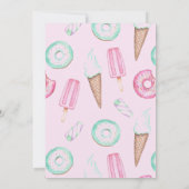 スウィートお祝いアイスパーティー3rd誕生日 招待状 (裏面)