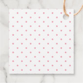 スウィートお祝いストロベリーミルクシェイク誕生日 フェイバータグ (裏面)