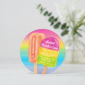 スウィートお祝いバースデーパーティー招待状 招待状 (スタンド正面)