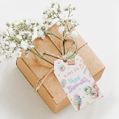 スウィートお祝いパステルキャンディランドガール誕生日 ギフトタグ