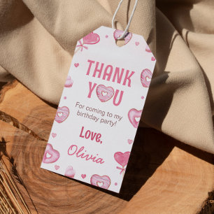 スウィートお祝い誕生日サンキューユーラベル ギフトタグ