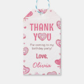 スウィートお祝い誕生日サンキューユーラベル ギフトタグ (正面)