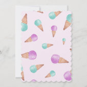 スウィートお祝い誕生日パーティー 招待状 (裏面)