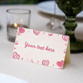 スウィートお祝い誕生日座席表 プレイスカード