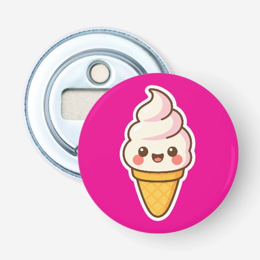 スウィートかわいいアイスクリーム 栓抜き (正面)