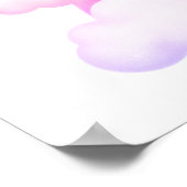 スウィートかわいいユニコーンドリームズ子供部屋 ポスター (角)