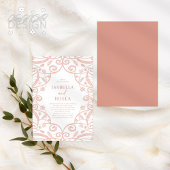 スウィートかわいらしソフトバラ金ゴールドフローラレース結婚ズ 招待状