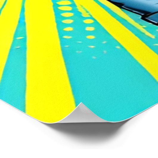 スウィートが塩辛い女性のカーボーイ-レトロウェスタンポップ・アートのアート ポスター (角)