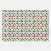 スウィートさくらんぼウォーターカラーイラストレーション ラッピングペーパーシート (正面2)