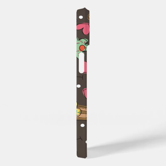 スウィートさくらんぼカップケーキ菓子ベーカリーかわいい Case-Mate iPhoneケース (裏面 / 右)