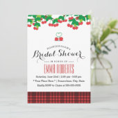 スウィートさくらんぼピクニックブライダルシャワー 招待状 (スタンド正面)