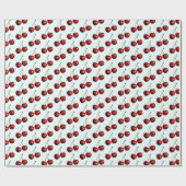 スウィートさくらんぼラッピング紙 ラッピングペーパー (フラット)