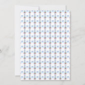 スウィートさくらんぼレッドベビーシャワー 招待状 (裏面)