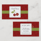 スウィートさくらんぼ名刺 名刺 (正面/裏面)