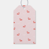 スウィートさくらんぼ誕生日お願いギフトラベル ギフトタグ (裏面)