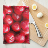 スウィートさくらんぼ キッチンタオル (四つ折り)