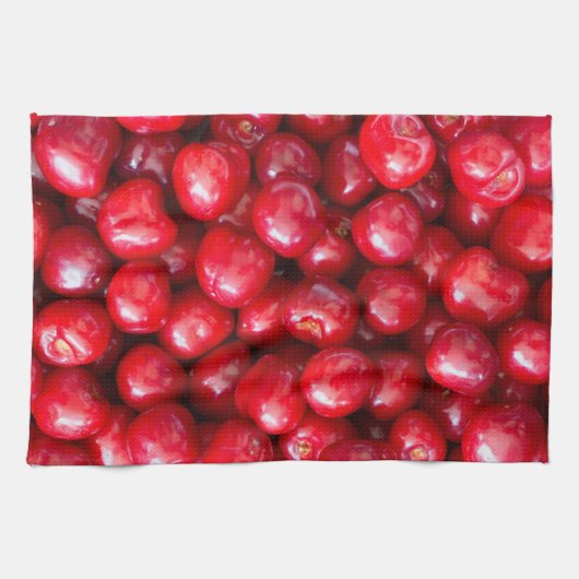 スウィートさくらんぼ キッチンタオル (横)