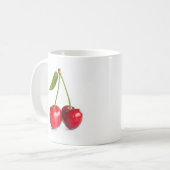 スウィートさくらんぼ コーヒーマグカップ (正面左)