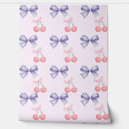 スウィートさくらんぼ&ボウズ子供部屋 壁紙