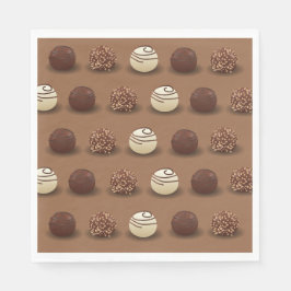 スウィートすごいチョコレートバースデーパーティー スタンダードランチョンナプキン