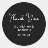 スウィートとブお洒落ラック |さん結婚ありがとう ラウンドシール (正面)