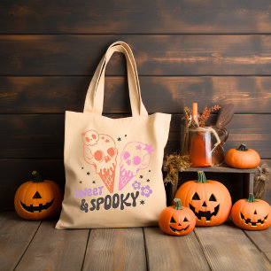 スウィートと不気味レトロのGroovyハロウィーン トートバッグ