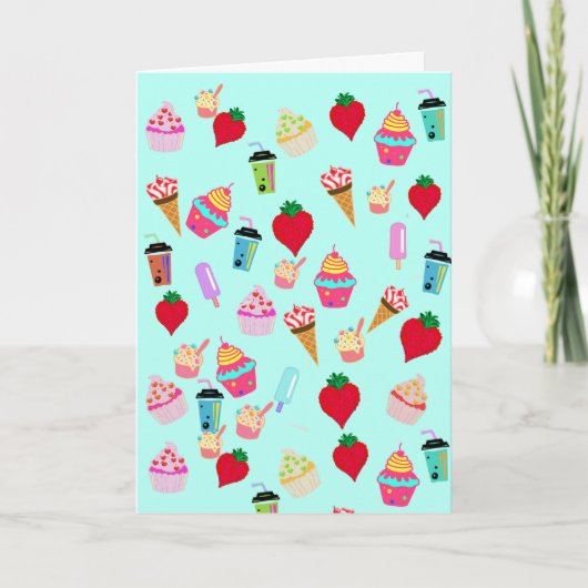 スウィートな誕生日カード カード (正面)