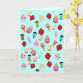 スウィートな誕生日カード カード (黄色い花)