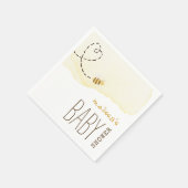 スウィートのまわりにベビーシャワーナプキン スタンダードカクテルナプキン (角)