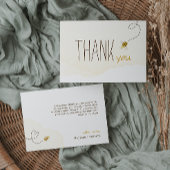 スウィートのまわりにベビーシャワー水平 サンキューカード