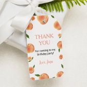 スウィートアアピーチ誕生日テーマサンキューラベル ギフトタグ