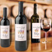 スウィートアイスクリームサマーここスクープ赤ちゃんシャワー ワインラベル