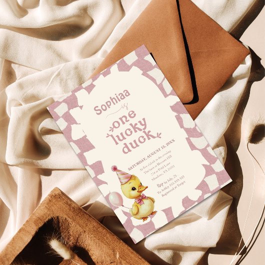 スウィートアクリングルクリングルワンバースデーパーティの招待状 招待状