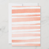 スウィートアザピーチファースト誕生日招待状 招待状 (裏面)