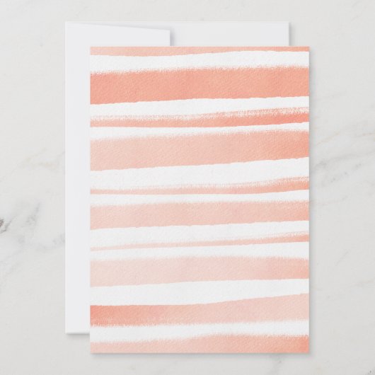 スウィートアザピーチファースト誕生日招待状 招待状 (裏面)