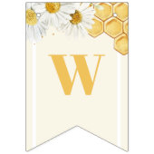 スウィートアスカントビー(昆虫)マルハナバチかわいいベビーブライダルシャワー バンティングフラッグ (第2の旗)