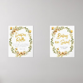 スウィートアスカンビーベビーパーティーシンボルや象徴ポスター