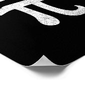 スウィートアスピス算数ギーク先生3.14 Pi Day ポスター (角)