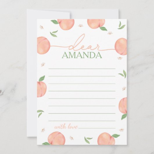 スウィートアスピーチ誕生日タイムカプセルカード サンキューカード (正面)