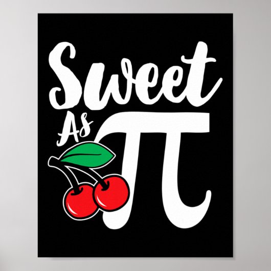 スウィートアズさくらんぼパイNerdy Math Pi Day ポスター (正面)
