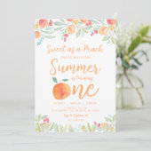 スウィートアズアピーチ誕生日招待状 招待状 (スタンド正面)
