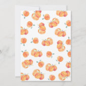 スウィートアズアピーチ誕生日招待状 招待状 (裏面)