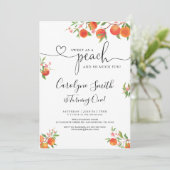 スウィートアズアピーチ誕生日招待状 招待状 (スタンド正面)