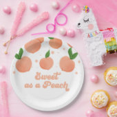 スウィートアズアピーチ誕生日紙プレート ペーパープレート (パーティー)