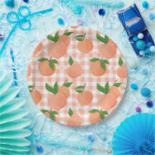 スウィートアズアピーチ誕生日 ペーパープレート (パーティー)