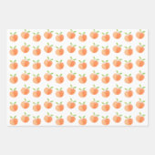 スウィートアズアピーチ誕生日 ラッピングペーパーシート (正面2)