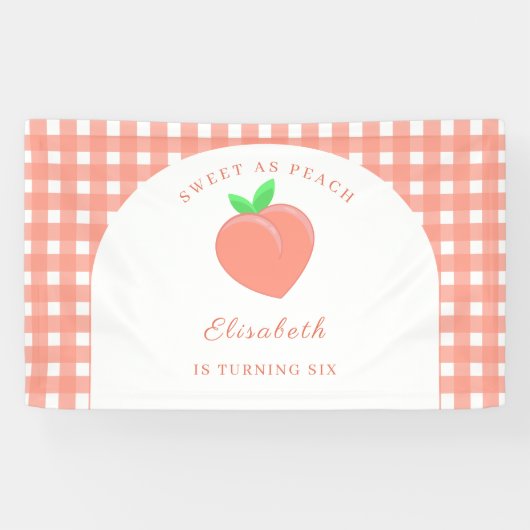 スウィートアズアピーチ誕生日 横断幕 (横)