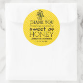 スウィートアズハニー結婚式の引き出物 ラウンドシール (バッグ)