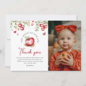 スウィートアップルオブアワアイバースデー サンキューカード (正面)