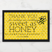 スウィートアハニーカスタムゲストフェイスラベル フードラベル (シングルラベル)